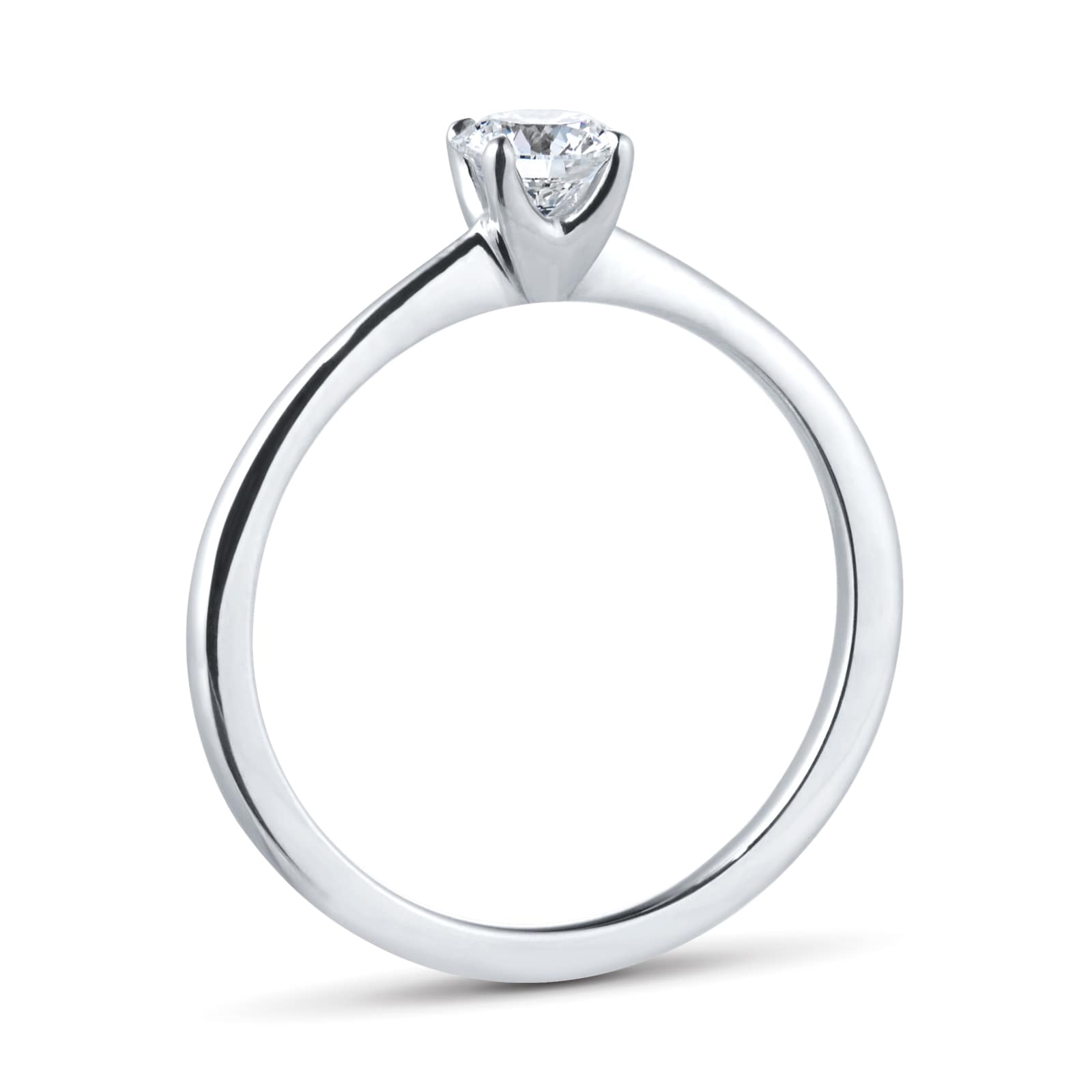 Goldsmiths Exclusive Platinum 0.40cttw Brilliant Cut Solitaire Goldsmiths Signature Diamond Engagement Ring