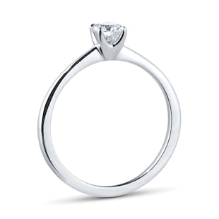 Goldsmiths Exclusive Platinum 0.40cttw Brilliant Cut Solitaire Goldsmiths Signature Diamond Engagement Ring