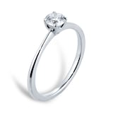 Best Luxury 
Exclusive Platinum 0.40cttw Brilliant Cut Solitaire Diamond Engagement Ring