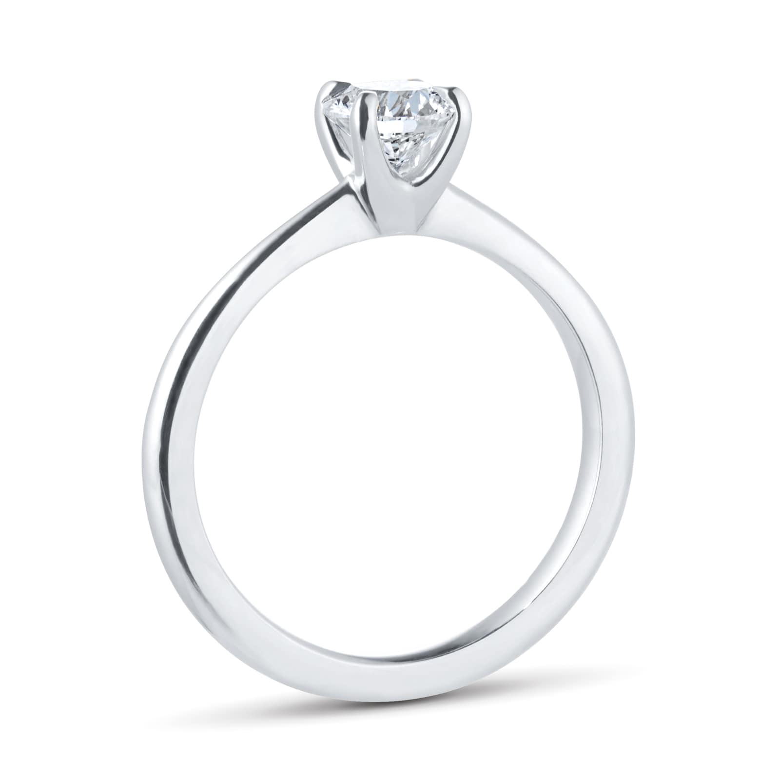 Goldsmiths Exclusive Platinum 0.50cttw Brilliant Cut Solitaire Goldsmiths Signature Diamond Engagement Ring