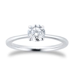 06019617 - Exclusive Platinum 0.70cttw Brilliant Cut Solitaire Goldsmiths Signature Diamond Engagement Ring