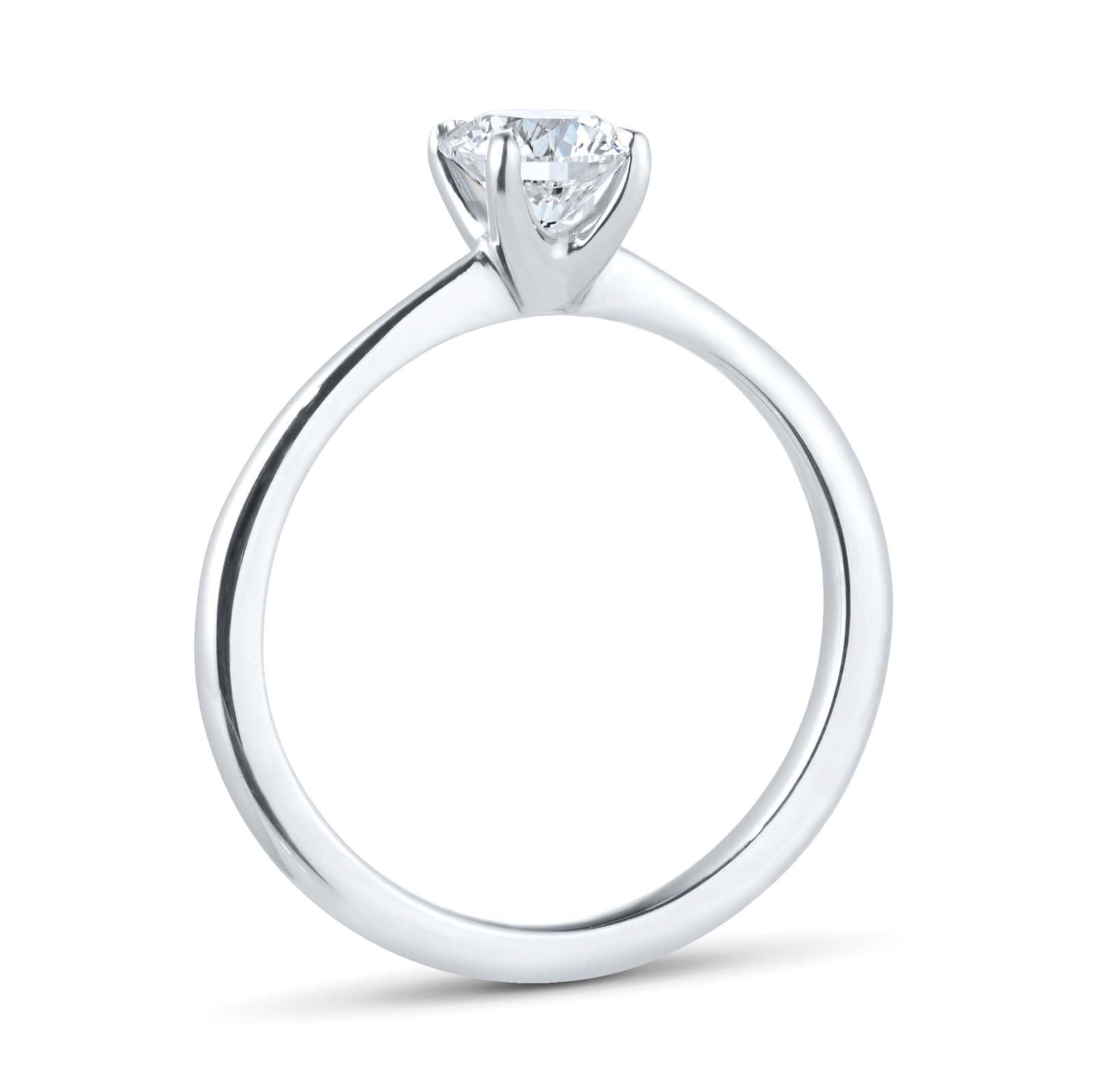 Goldsmiths Exclusive Platinum 0.70cttw Brilliant Cut Solitaire Goldsmiths Signature Diamond Engagement Ring