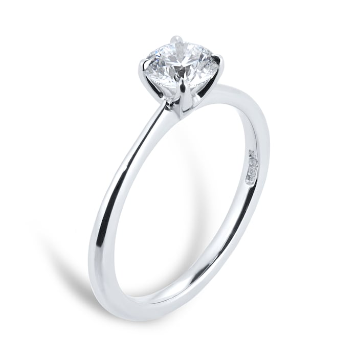 Goldsmiths Exclusive Platinum 0.70cttw Brilliant Cut Solitaire Diamond Engagement Ring