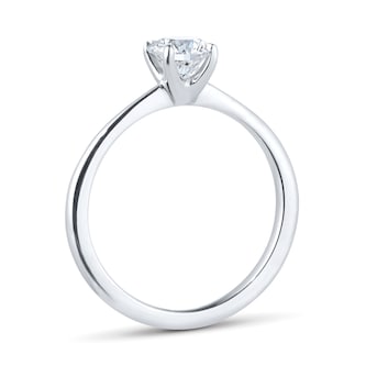 Goldsmiths Exclusive Platinum 0.70cttw Brilliant Cut Solitaire Goldsmiths Signature Diamond Engagement Ring