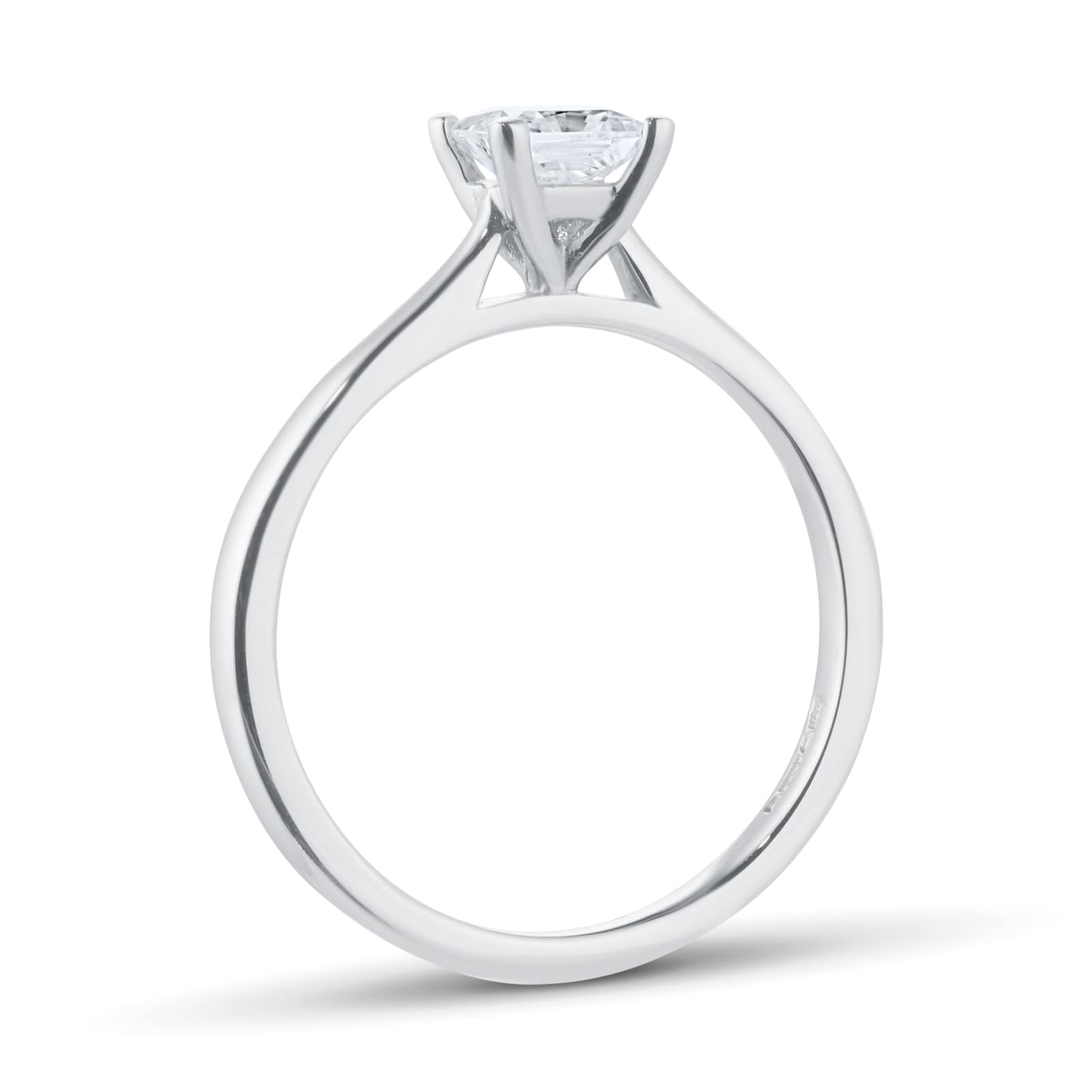 Goldsmiths Platinum 0.50cttw Princess Cut Solitaire Engagement Ring Goldsmiths Platinum 0.50cttw Princess Cut Solitaire Engagement Ring
