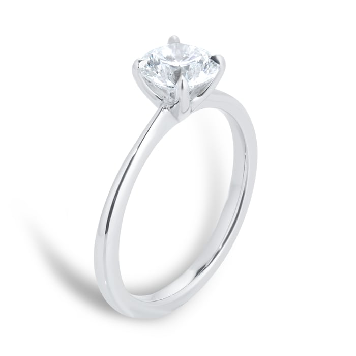 Best Luxury 
Exclusive Platinum 1.00cttw Brilliant Cut Solitaire Diamond Engagement Ring