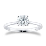 Goldsmiths Platinum 0.80cttw Brilliant Cut Diamond Solitaire Engagement Ring