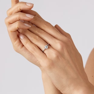 Goldsmiths Platinum 0.80cttw Brilliant Cut Diamond Solitaire Engagement Ring