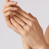 Goldsmiths Platinum 0.80cttw Brilliant Cut Diamond Solitaire Engagement Ring