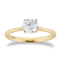 06019632 - 18ct Yellow Gold 0.80cttw Brilliant Cut Diamond Solitaire Engagement Ring