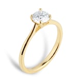 Goldsmiths 18ct Yellow Gold 0.80cttw Brilliant Cut Diamond Solitaire Engagement Ring