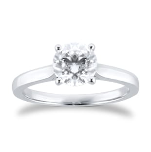 Mappin & Webb Platinum 1.00ct Round Brilliant Cut Solitaire Ring