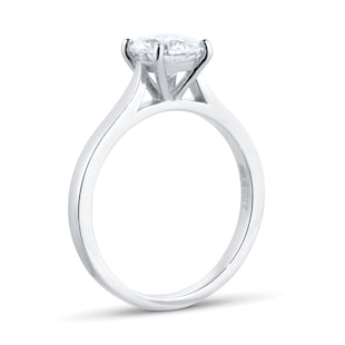 Mappin & Webb Platinum 1.00ct Round Brilliant Cut Solitaire Ring