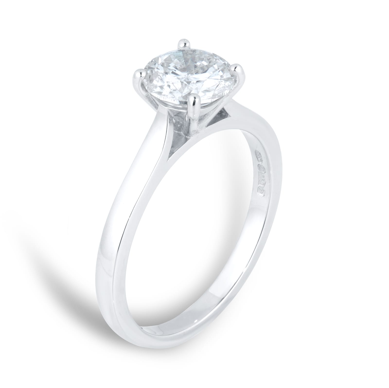 Mappin & Webb Platinum 1.00ct Round Brilliant Cut Solitaire Ring Mappin & Webb Platinum 1.00ct Round Brilliant Cut Solitaire Ring