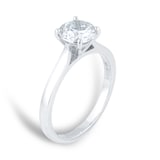 Mappin & Webb Platinum 1.00ct Round Brilliant Cut Solitaire Ring