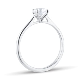 Goldsmiths Platinum 0.70cttw Brilliant Cut Diamond Solitaire Engagement Ring