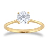 Best Luxury 
18ct Yellow Gold 1.00cttw Brilliant Cut Diamond Solitaire Engagement Ring