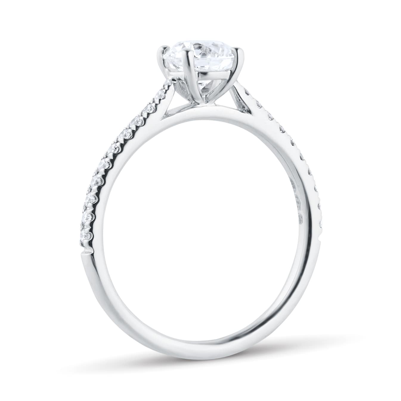 Mappin & Webb Constance Platinum  0.84cttw Round Brilliant Cut Engagement Ring