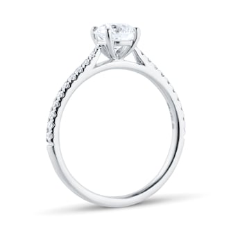 Mappin & Webb Constance Platinum  0.84cttw Round Brilliant Cut Engagement Ring