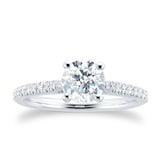 Mappin & Webb Constance Platinum  1.14cttw Round Brilliant Cut Engagement Ring