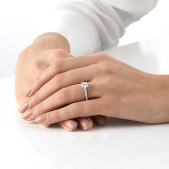 Mappin & Webb Constance Platinum  1.14cttw Round Brilliant Cut Engagement Ring