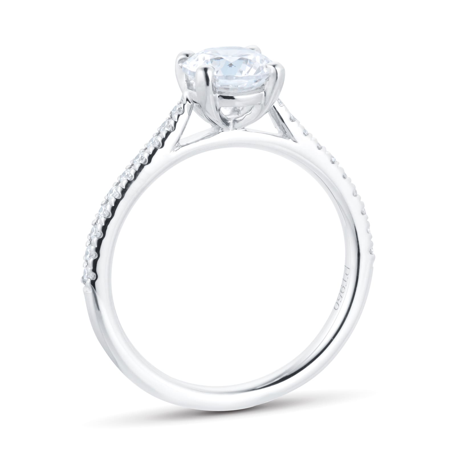 Mappin & Webb Constance Platinum  1.14cttw Round Brilliant Cut Engagement Ring