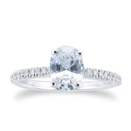 06019667 - Constance Platinum 1.14cttw Oval Cut Engagement Ring