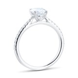 Mappin & Webb Constance Platinum  1.14cttw Oval Cut Engagement Ring