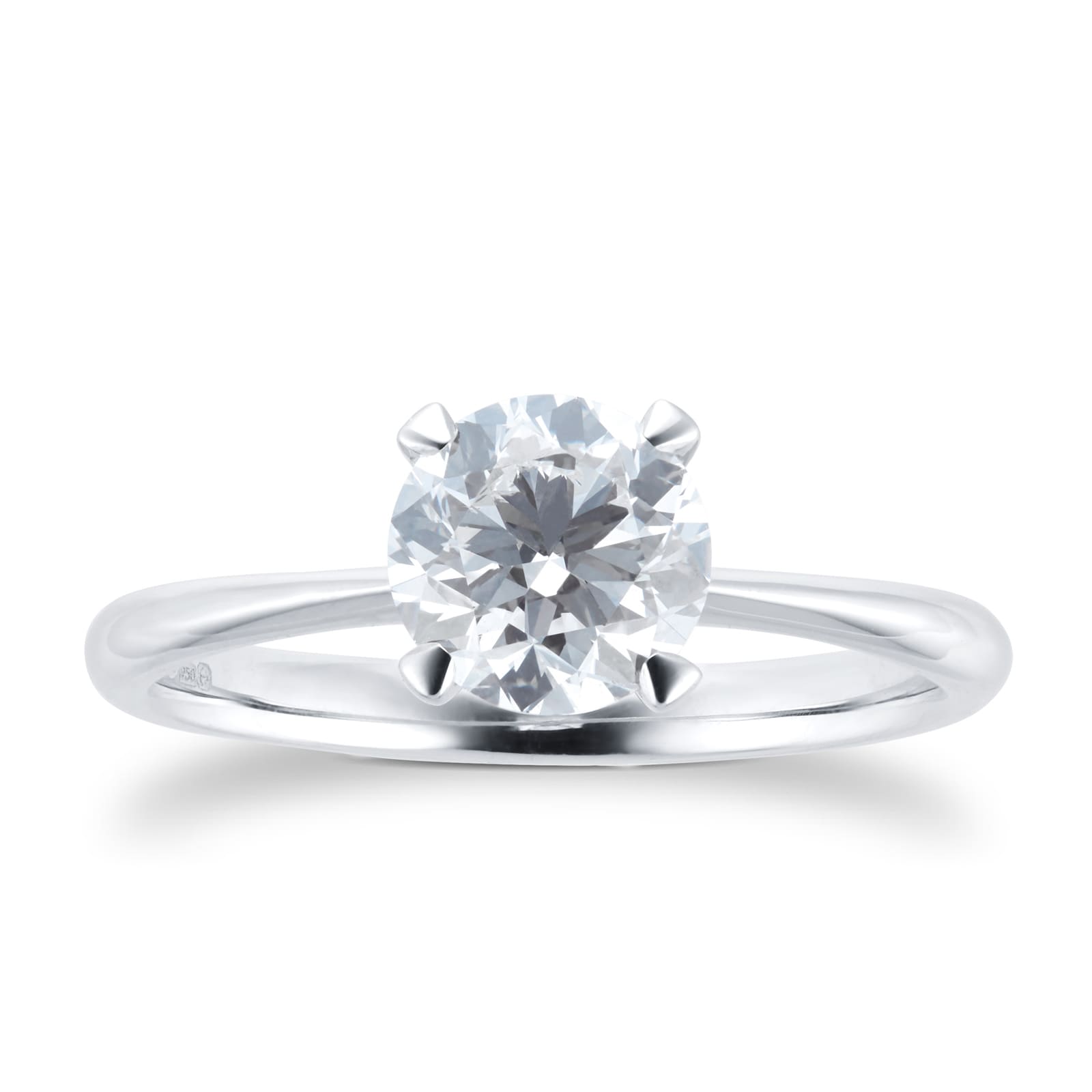 Platinum Hermione 1.50ct Brilliant Cut Solitaire Diamond Ring - Ring Size M