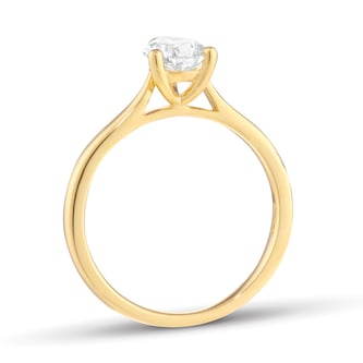 Goldsmiths 18ct Yellow Gold 1.00cttw Pear Cut Solitaire Engagement Ring Goldsmiths 18ct Yellow Gold 1.00cttw Pear Cut Solitaire Engagement Ring
