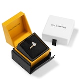 Goldsmiths 18ct Yellow Gold 1.00cttw Pear Cut Solitaire Engagement Ring