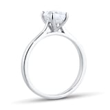 Goldsmiths Platinum 1.00cttw Emerald Cut Solitaire Diamond Engagement Ring