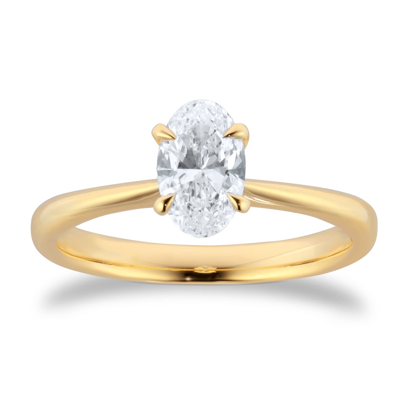 Mappin 
Webb Hermione 18ct Yellow Gold 0.75cttw Oval Cut Diamond Ring