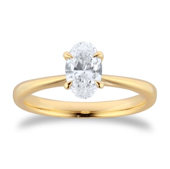 Mappin 
Webb Hermione 18ct Yellow Gold 0.75cttw Oval Cut Diamond Ring
