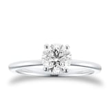 Goldsmiths Platinum 1.00cttw Brilliant Cut Diamond Solitaire Engagement Ring