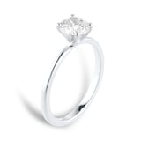 Goldsmiths Platinum 1.00cttw Brilliant Cut Diamond Solitaire Engagement Ring