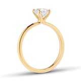 Goldsmiths 18ct Yellow Gold 1.00cttw Brilliant Cut Diamond Solitaire Engagement Ring