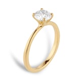 Goldsmiths 18ct Yellow Gold 1.00cttw Brilliant Cut Diamond Solitaire Engagement Ring
