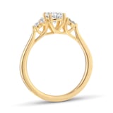 Mappin & Webb 18ct Yellow Gold 1.55cttw Diamond GIA Oval Cut Solitaire Engagement Ring