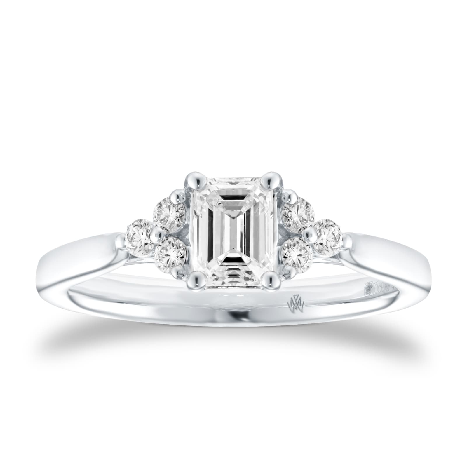 Mappin & Webb Platinum 1.55cttw GIA Emerald Cut Diamond Engagement Ring Mappin & Webb Platinum 1.55cttw GIA Emerald Cut Diamond Engagement Ring