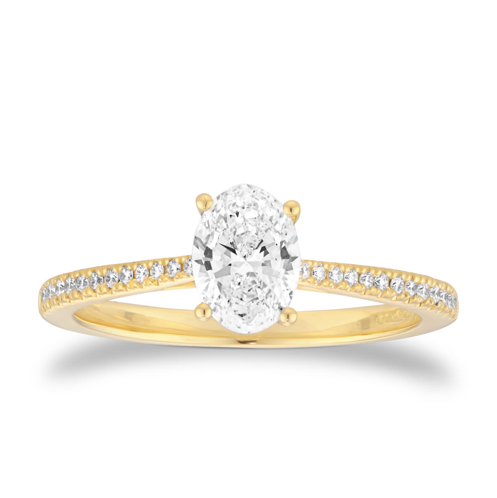 Mappin & Webb Constance 18ct Yellow Gold Oval Cut 0.84cttw Engagement Ring Mappin & Webb Constance 18ct Yellow Gold Oval Cut 0.84cttw Engagement Ring