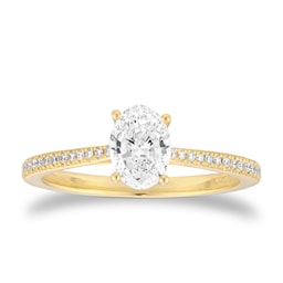 06019812 - Constance 18ct Yellow Gold Oval Cut 0.84cttw Engagement Ring
