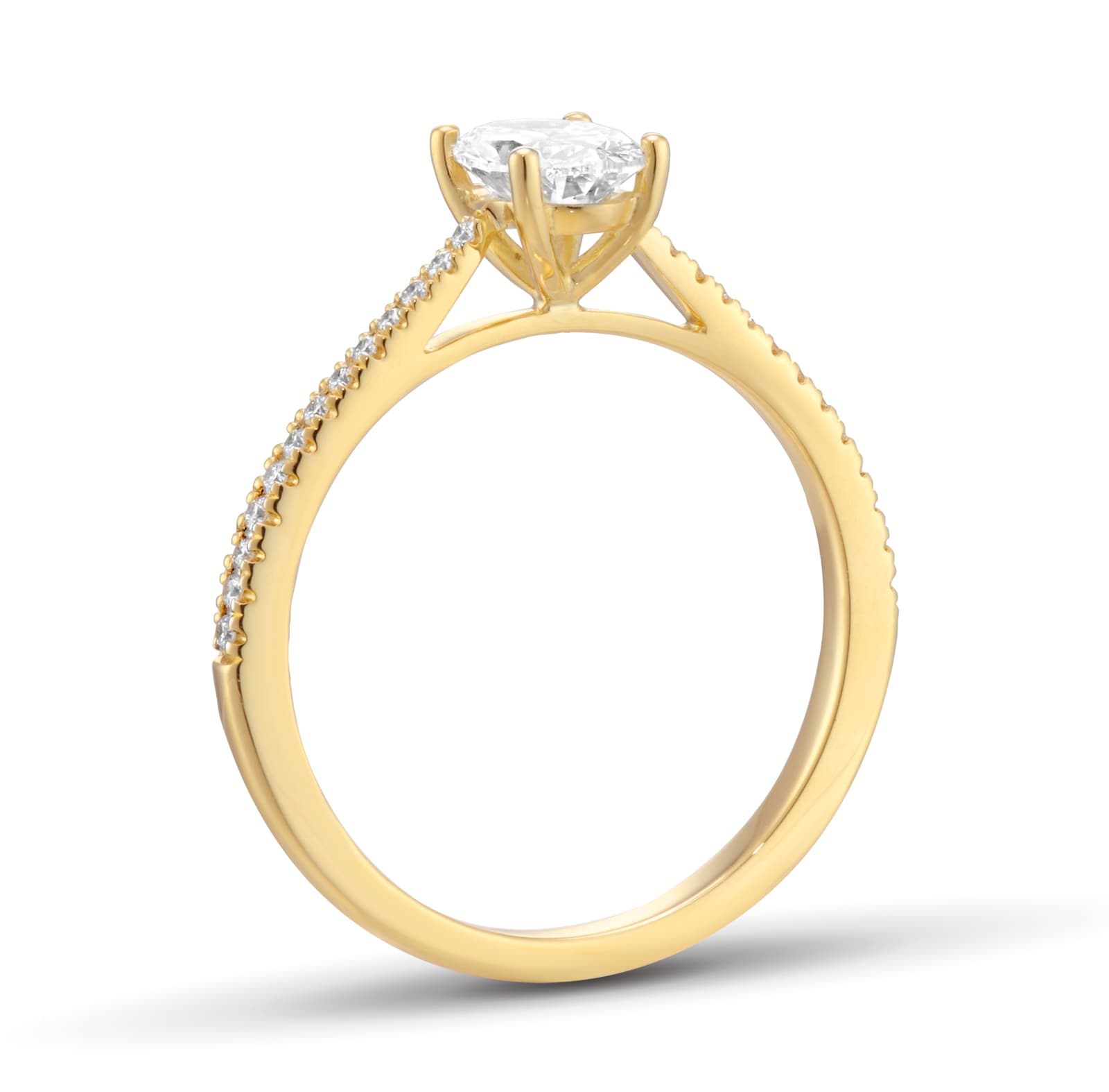 Mappin & Webb Constance 18ct Yellow Gold Oval Cut 0.84cttw Engagement Ring Mappin & Webb Constance 18ct Yellow Gold Oval Cut 0.84cttw Engagement Ring