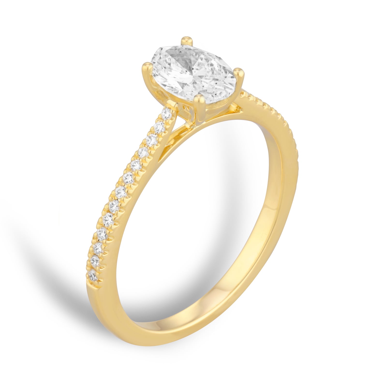 Mappin & Webb Constance 18ct Yellow Gold Oval Cut 0.84cttw Engagement Ring Mappin & Webb Constance 18ct Yellow Gold Oval Cut 0.84cttw Engagement Ring