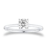 Goldsmiths Platinum 0.70cttw Brilliant Cut Diamond Solitaire Engagement Ring