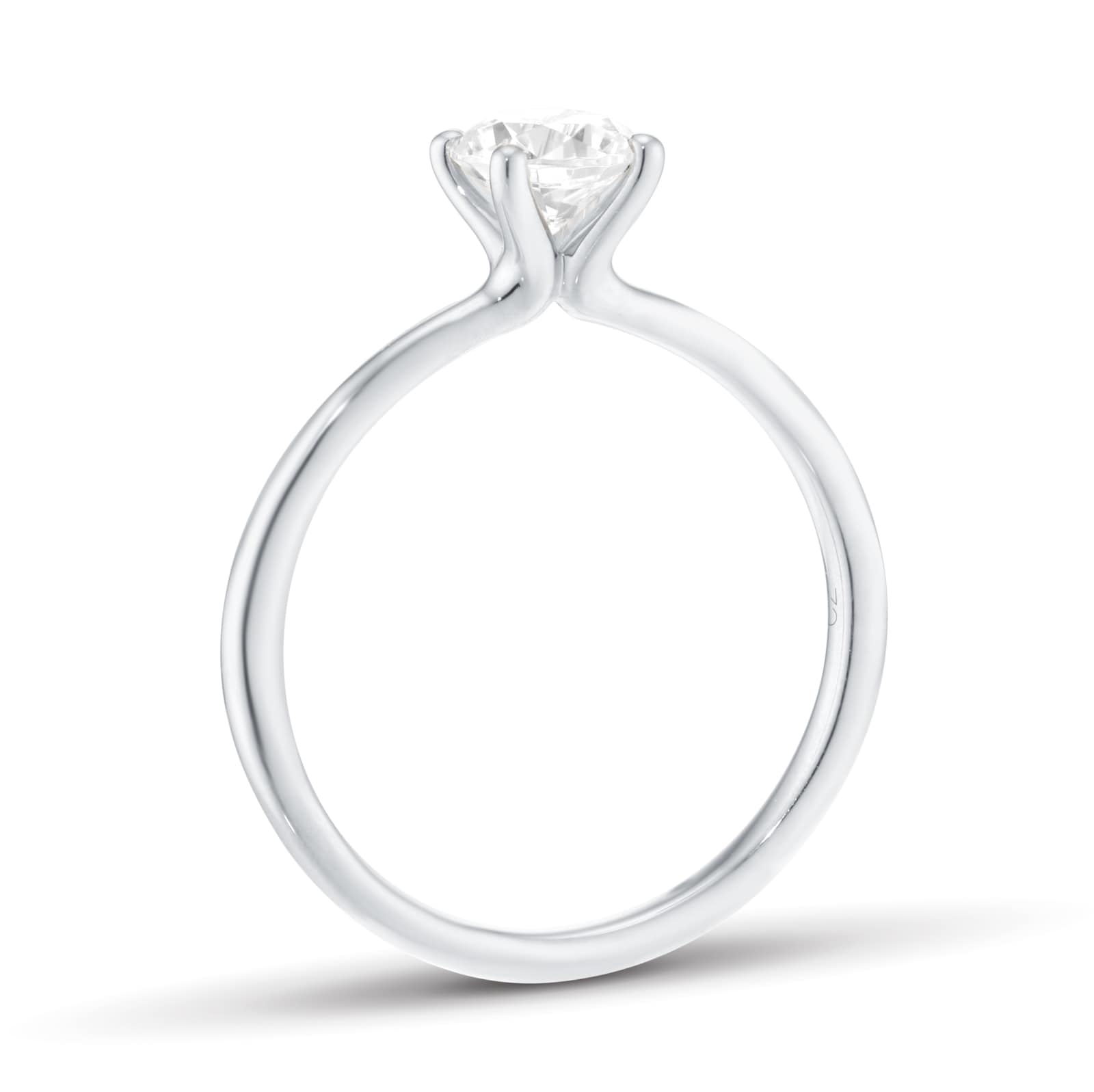 Goldsmiths Platinum 0.70cttw Brilliant Cut Diamond Solitaire Engagement Ring