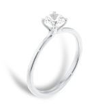 Goldsmiths Platinum 0.70cttw Brilliant Cut Diamond Solitaire Engagement Ring