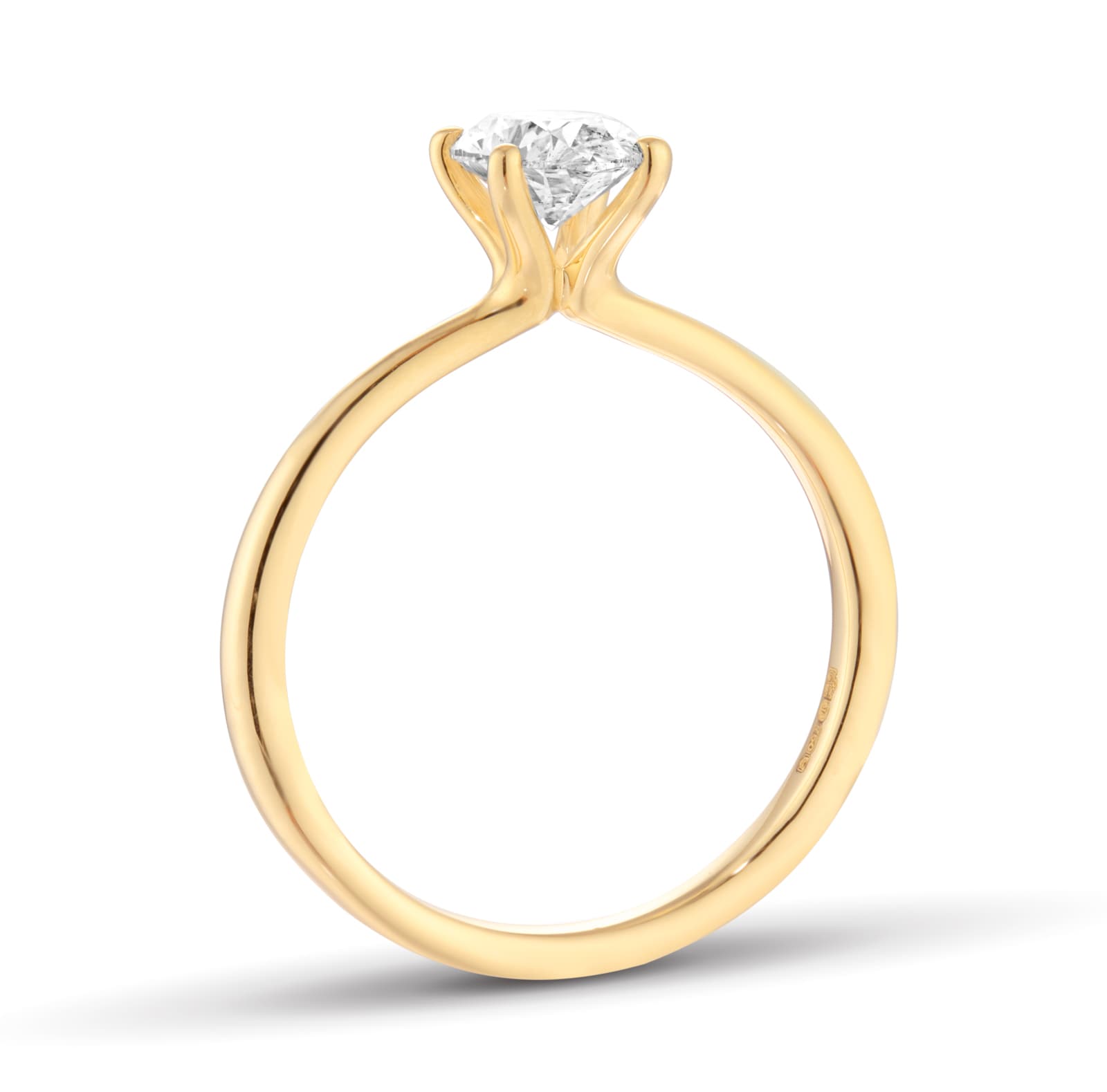Goldsmiths 18t Yellow Gold 0.90cttw Oval Cut Solitaire Engagement Ring Goldsmiths 18t Yellow Gold 0.90cttw Oval Cut Solitaire Engagement Ring