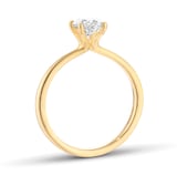 Goldsmiths 18t Yellow Gold 0.90cttw Oval Cut Solitaire Engagement Ring