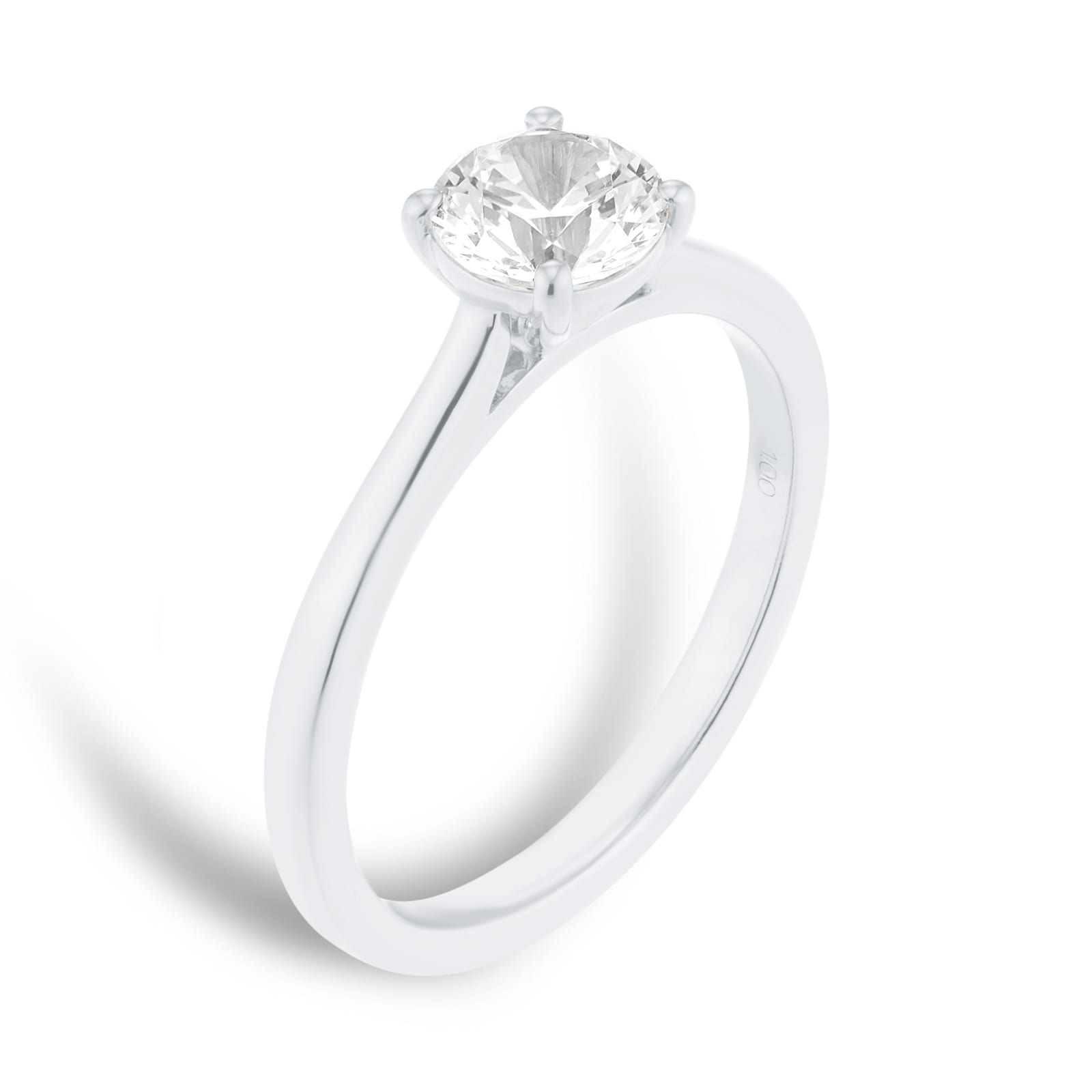 Goldsmiths Platinum 1.00cttw Round Brilliant Cut Diamond Solitaire Engagement Ring Goldsmiths Platinum 1.00cttw Round Brilliant Cut Diamond Solitaire Engagement Ring